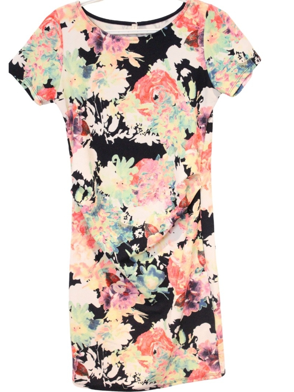 Pink Blush Neon Floral Maternity Dress Size Small